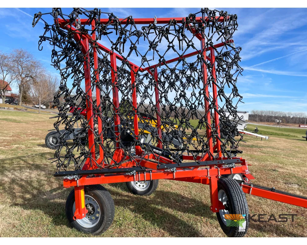 Delta Harrows 24’ Field Harrow - Hydraulic Lift Hydraulic Fold Combo 1/2’’ & 5/8’’ Tines Harrows