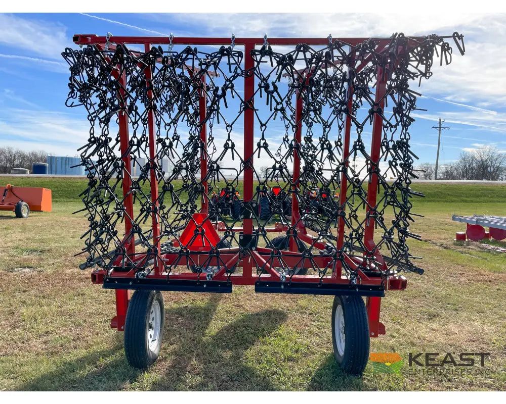 Delta Harrows 24’ Field Harrow - Hydraulic Lift Hydraulic Fold Combo 1/2’’ & 5/8’’ Tines Harrows