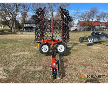Delta Harrows 24’ Field Harrow - Hydraulic Lift Hydraulic Fold Combo 1/2’’ & 5/8’’ Tines Harrows