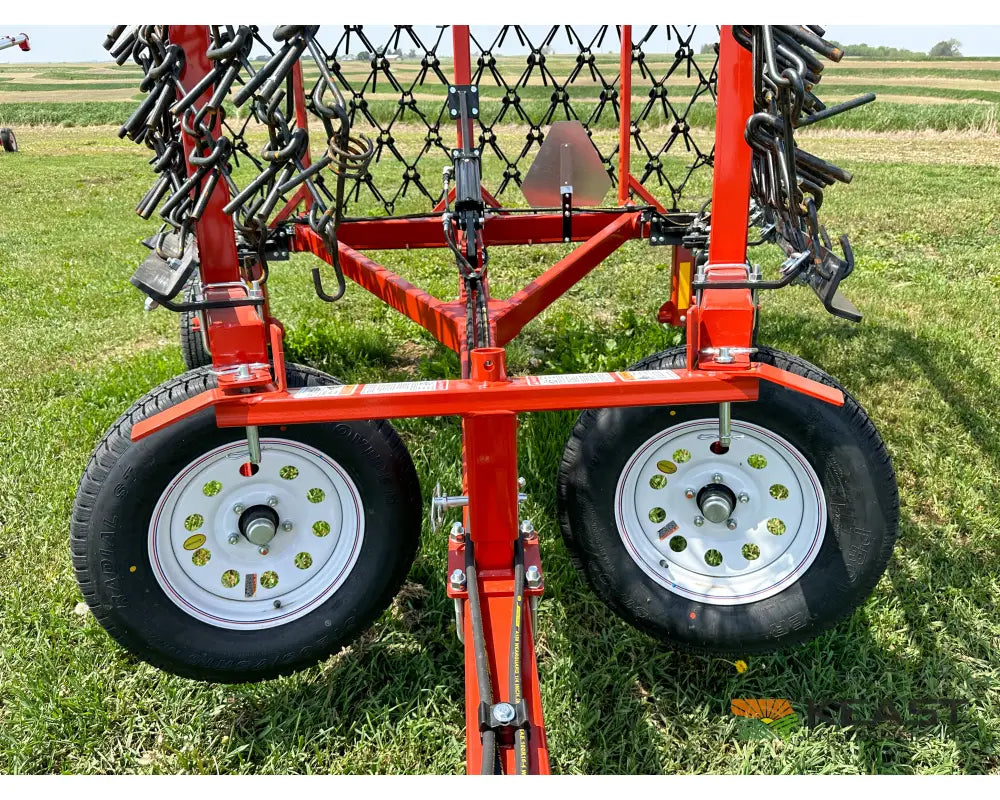 Delta Harrows 28’ Field Harrow - Hydraulic Lift Hydraulic Fold Combo 1/2’’ & 5/8’’ Tines Harrows