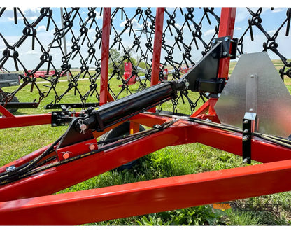Delta Harrows 28’ Field Harrow - Hydraulic Lift Hydraulic Fold Combo 1/2’’ & 5/8’’ Tines Harrows