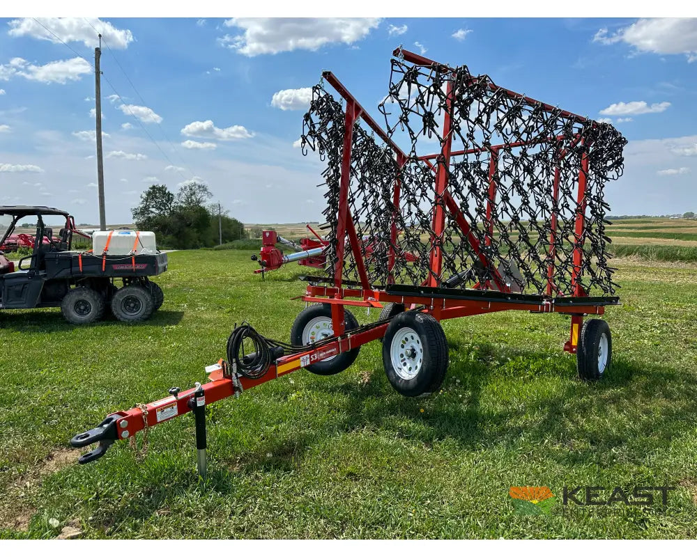Delta Harrows 28’ Field Harrow - Hydraulic Lift Hydraulic Fold Combo 1/2’’ & 5/8’’ Tines Harrows