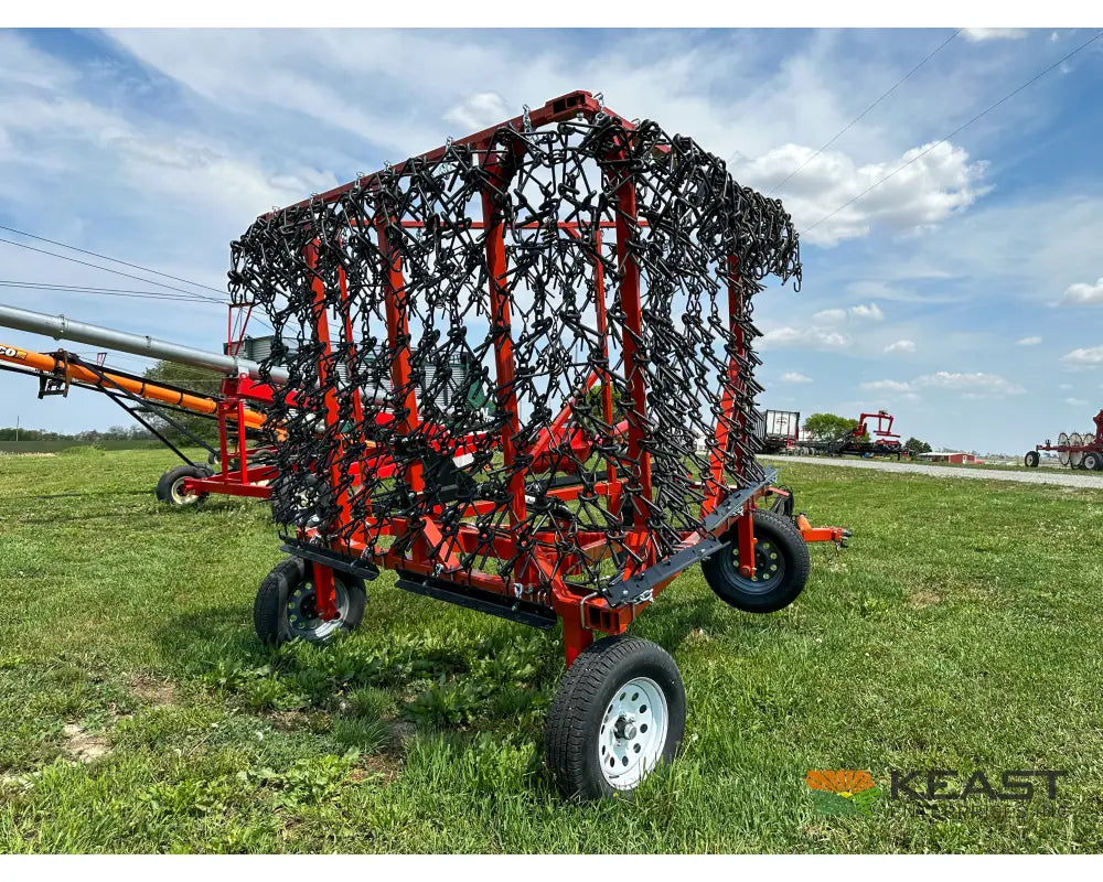 Delta Harrows 28’ Field Harrow - Hydraulic Lift Hydraulic Fold Combo 1/2’’ & 5/8’’ Tines Harrows