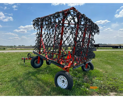 Delta Harrows 28’ Field Harrow - Hydraulic Lift Hydraulic Fold Combo 1/2’’ & 5/8’’ Tines Harrows