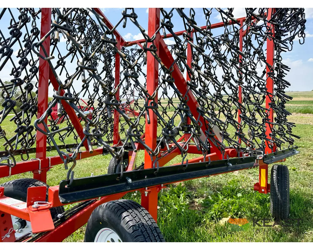 Delta Harrows 28’ Field Harrow - Hydraulic Lift Hydraulic Fold Combo 1/2’’ & 5/8’’ Tines Harrows