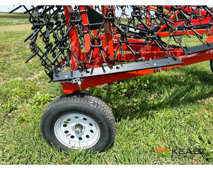 Delta Harrows 28’ Field Harrow - Hydraulic Lift Hydraulic Fold Combo 1/2’’ & 5/8’’ Tines Harrows