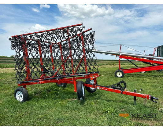 Delta Harrows 28’ Field Harrow - Hydraulic Lift Hydraulic Fold Combo 1/2’’ & 5/8’’ Tines Harrows
