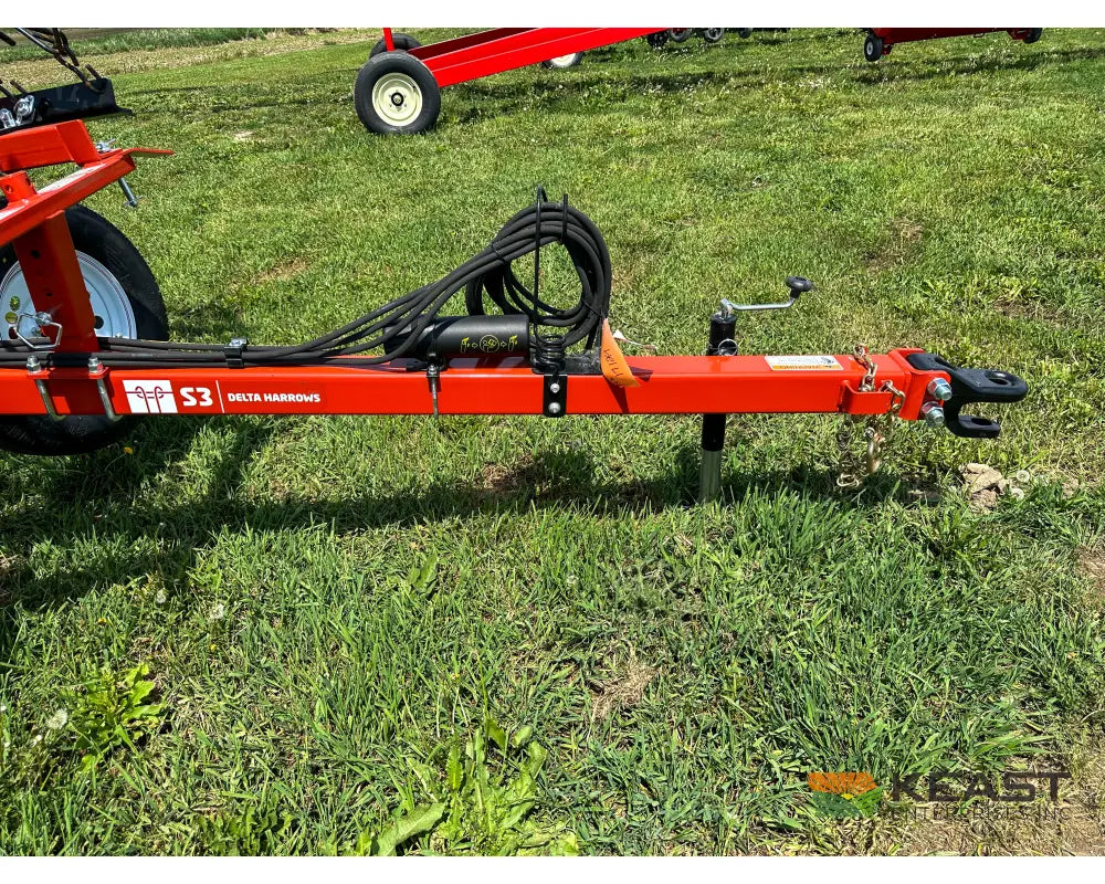 Delta Harrows 28’ Field Harrow - Hydraulic Lift Hydraulic Fold Combo 1/2’’ & 5/8’’ Tines Harrows