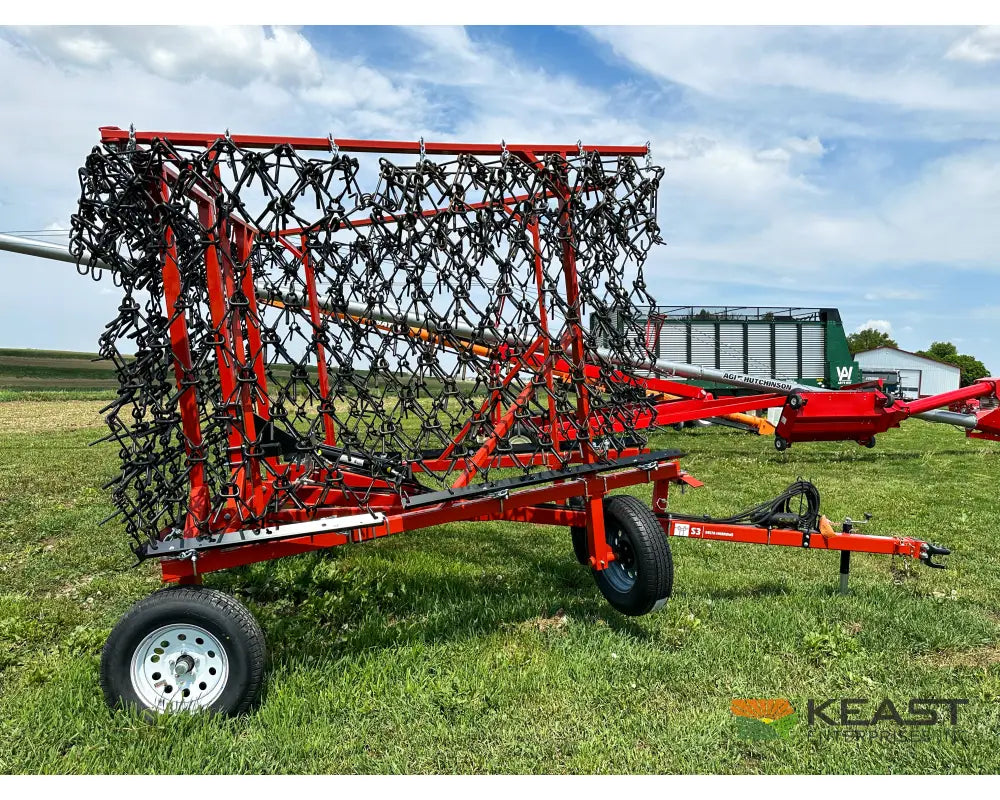 Delta Harrows 28’ Field Harrow - Hydraulic Lift Hydraulic Fold Combo 1/2’’ & 5/8’’ Tines Harrows