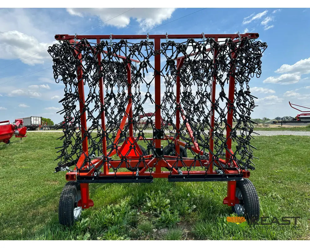 Delta Harrows 28’ Field Harrow - Hydraulic Lift Hydraulic Fold Combo 1/2’’ & 5/8’’ Tines Harrows