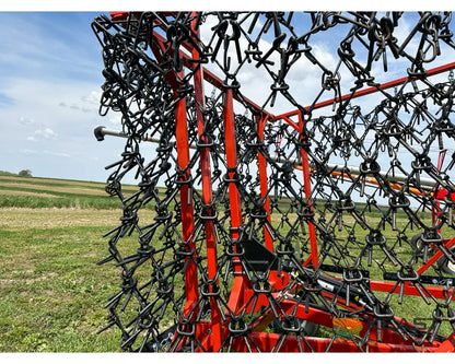 Delta Harrows 28’ Field Harrow - Hydraulic Lift Hydraulic Fold Combo 1/2’’ & 5/8’’ Tines Harrows