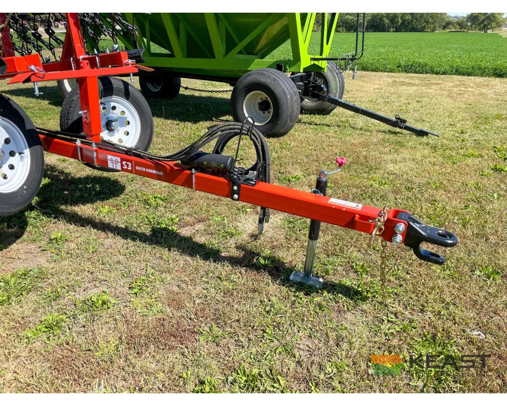 Delta Harrows 32’ Field Harrow Hydraulic Lift Hydraulic Fold Combo 1/2’’ & 5/8’’ Tines Harrows