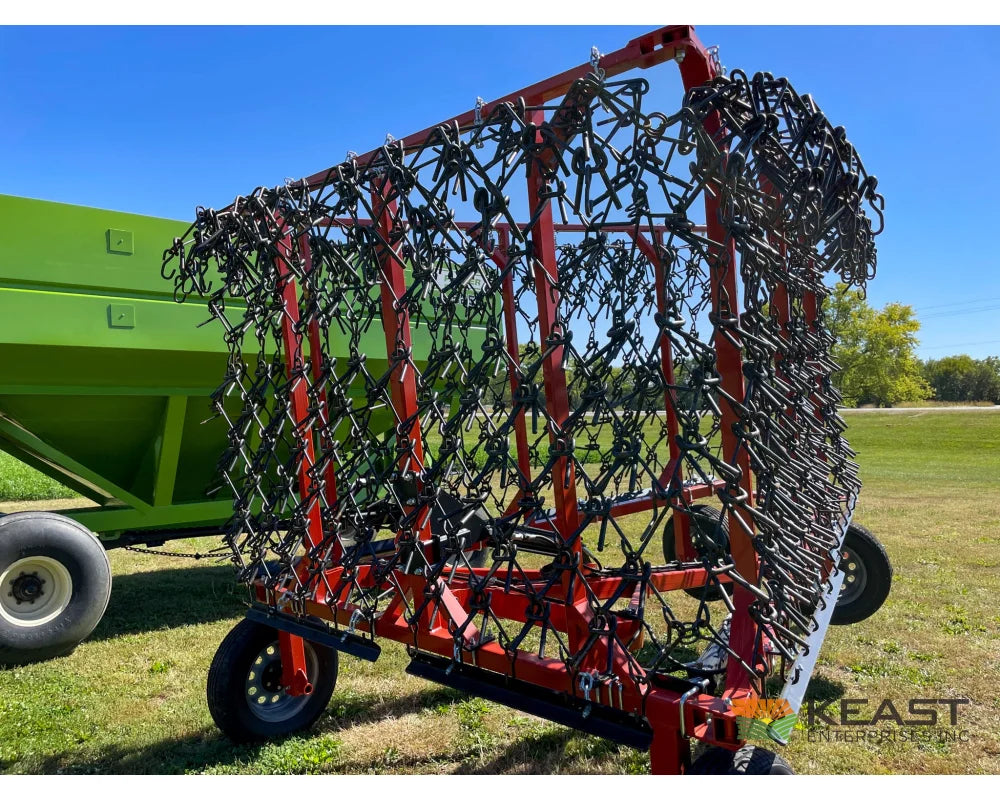 Delta Harrows 32’ Field Harrow Hydraulic Lift Hydraulic Fold Combo 1/2’’ & 5/8’’ Tines Harrows