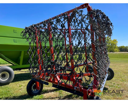 Delta Harrows 32’ Field Harrow Hydraulic Lift Hydraulic Fold Combo 1/2’’ & 5/8’’ Tines Harrows