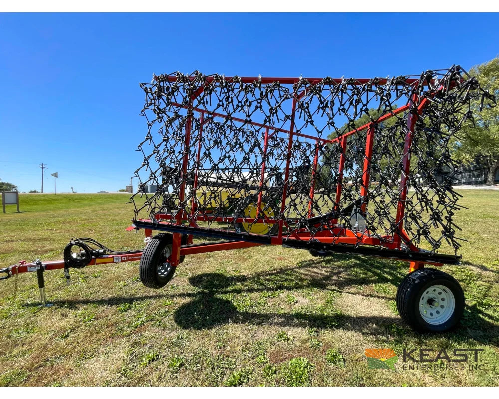Delta Harrows 32’ Field Harrow Hydraulic Lift Hydraulic Fold Combo 1/2’’ & 5/8’’ Tines Harrows