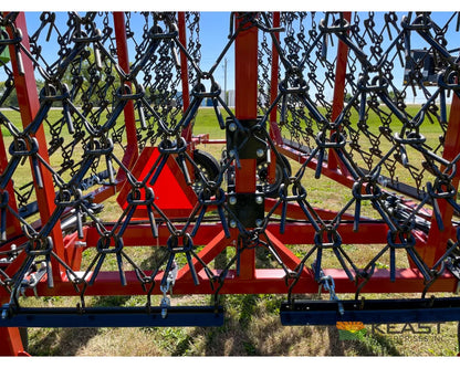 Delta Harrows 32’ Field Harrow Hydraulic Lift Hydraulic Fold Combo 1/2’’ & 5/8’’ Tines Harrows