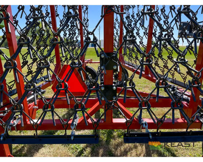 Delta Harrows 32’ Field Harrow Hydraulic Lift Hydraulic Fold Combo 1/2’’ & 5/8’’ Tines Harrows