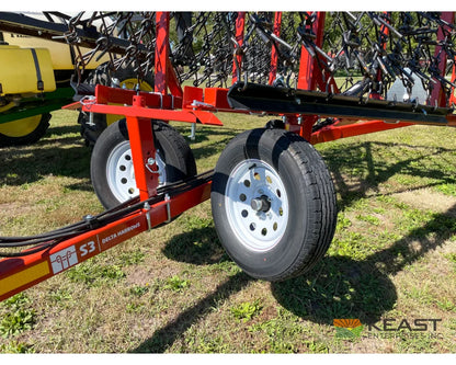 Delta Harrows 32’ Field Harrow Hydraulic Lift Hydraulic Fold Combo 1/2’’ & 5/8’’ Tines Harrows
