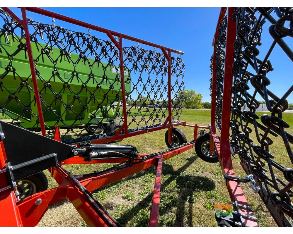 Delta Harrows 32’ Field Harrow Hydraulic Lift Hydraulic Fold Combo 1/2’’ & 5/8’’ Tines Harrows
