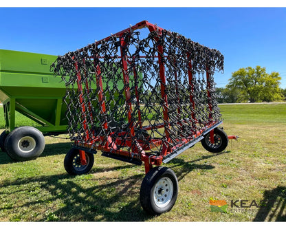 Delta Harrows 32’ Field Harrow Hydraulic Lift Hydraulic Fold Combo 1/2’’ & 5/8’’ Tines Harrows