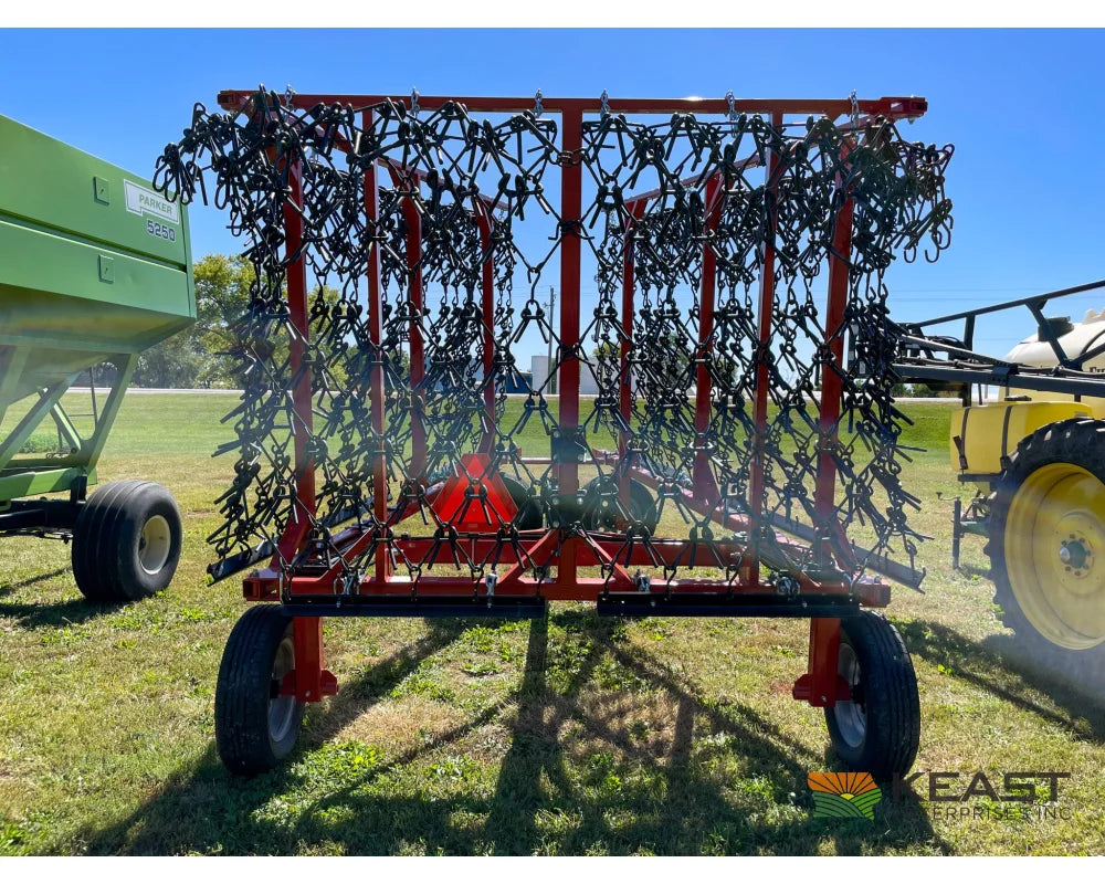 Delta Harrows 32’ Field Harrow Hydraulic Lift Hydraulic Fold Combo 1/2’’ & 5/8’’ Tines Harrows