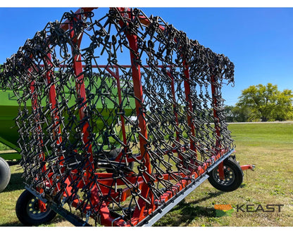 Delta Harrows 32’ Field Harrow Hydraulic Lift Hydraulic Fold Combo 1/2’’ & 5/8’’ Tines Harrows