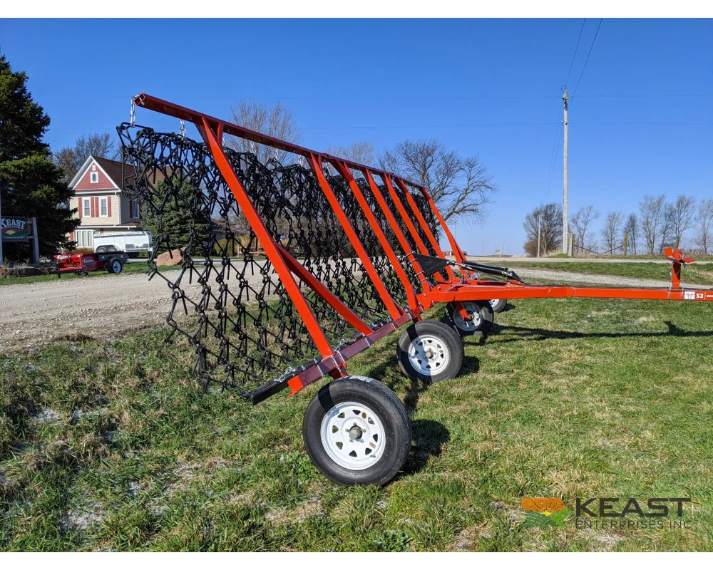 Delta Harrows 36’ Field Harrow Hydraulic Lift Hydraulic Fold Combo 1/2’’ & 5/8’’ Tines Harrows