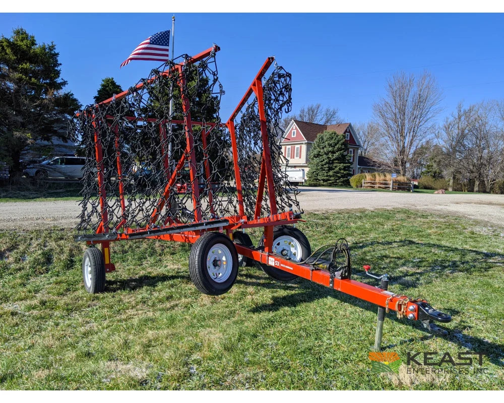 Delta Harrows 36’ Field Harrow Hydraulic Lift Hydraulic Fold Combo 1/2’’ & 5/8’’ Tines Harrows