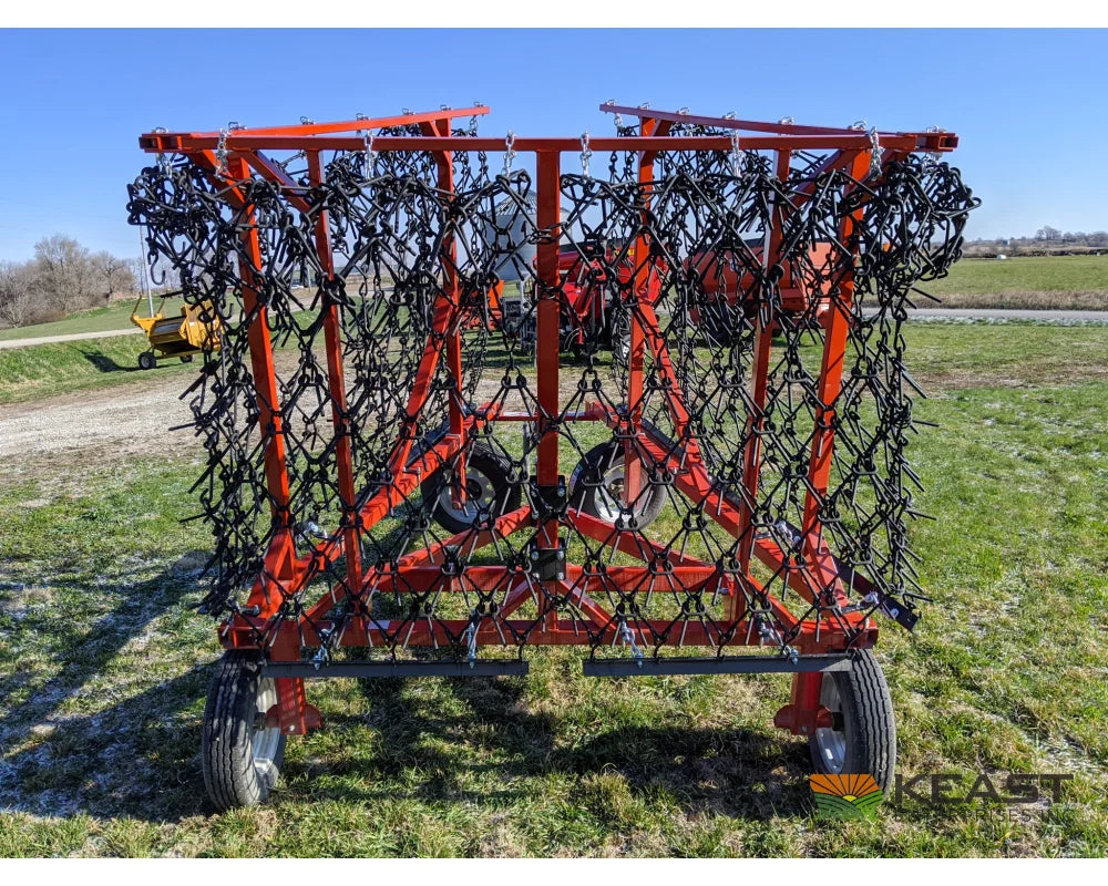 Delta Harrows 36’ Field Harrow Hydraulic Lift Hydraulic Fold Combo 1/2’’ & 5/8’’ Tines Harrows