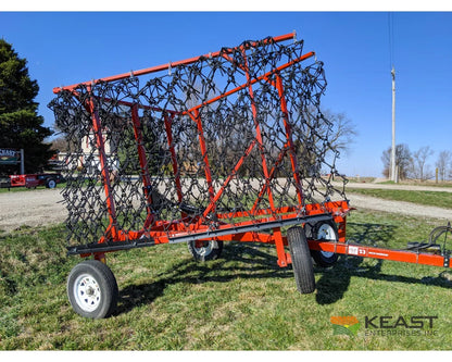 Delta Harrows 36’ Field Harrow Hydraulic Lift Hydraulic Fold Combo 1/2’’ & 5/8’’ Tines Harrows