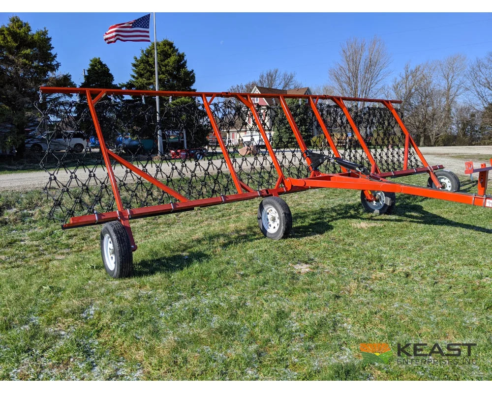Delta Harrows 36’ Field Harrow Hydraulic Lift Hydraulic Fold Combo 1/2’’ & 5/8’’ Tines Harrows