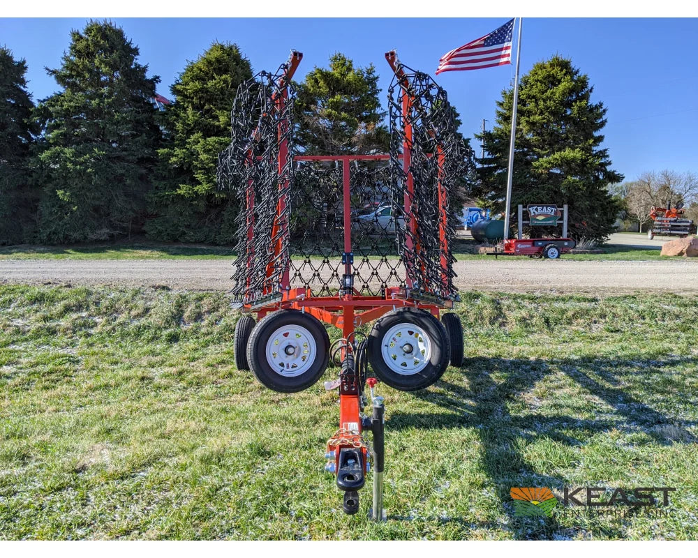 Delta Harrows 36’ Field Harrow Hydraulic Lift Hydraulic Fold Combo 1/2’’ & 5/8’’ Tines Harrows