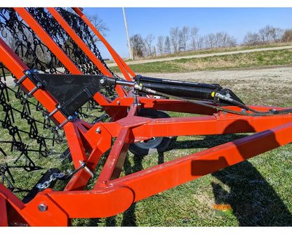 Delta Harrows 36’ Field Harrow Hydraulic Lift Hydraulic Fold Combo 1/2’’ & 5/8’’ Tines Harrows