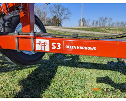 Delta Harrows 36’ Field Harrow Hydraulic Lift Hydraulic Fold Combo 1/2’’ & 5/8’’ Tines Harrows
