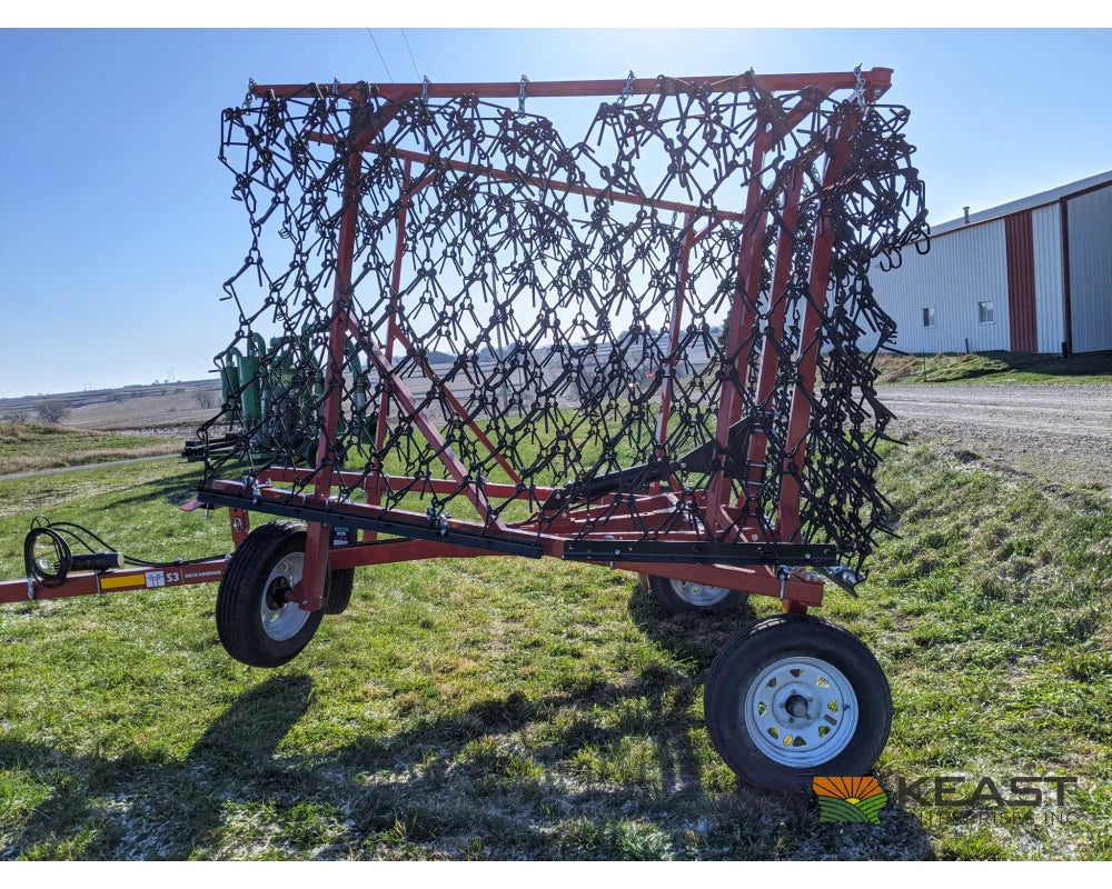 Delta Harrows 42’ Field Harrow Hydraulic Lift Hydraulic Fold Combo 1/2’’ & 5/8’’ Tines Harrows