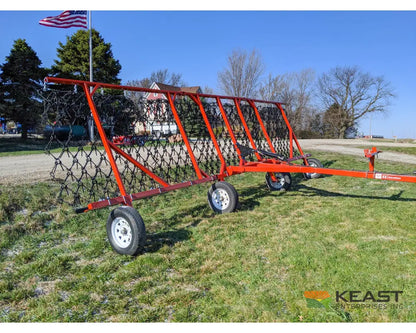 Delta Harrows 42’ Field Harrow Hydraulic Lift Hydraulic Fold Combo 1/2’’ & 5/8’’ Tines Harrows
