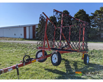 Delta Harrows 42’ Field Harrow Hydraulic Lift Hydraulic Fold Combo 1/2’’ & 5/8’’ Tines Harrows
