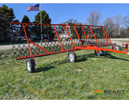Delta Harrows 42’ Field Harrow Hydraulic Lift Hydraulic Fold Combo 1/2’’ & 5/8’’ Tines Harrows
