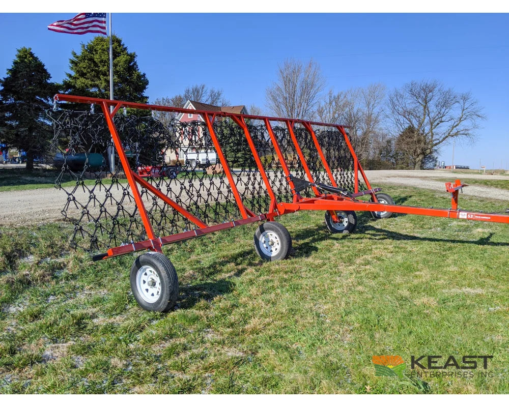 Delta Harrows 42’ Field Harrow Hydraulic Lift Hydraulic Fold Combo 1/2’’ & 5/8’’ Tines Harrows