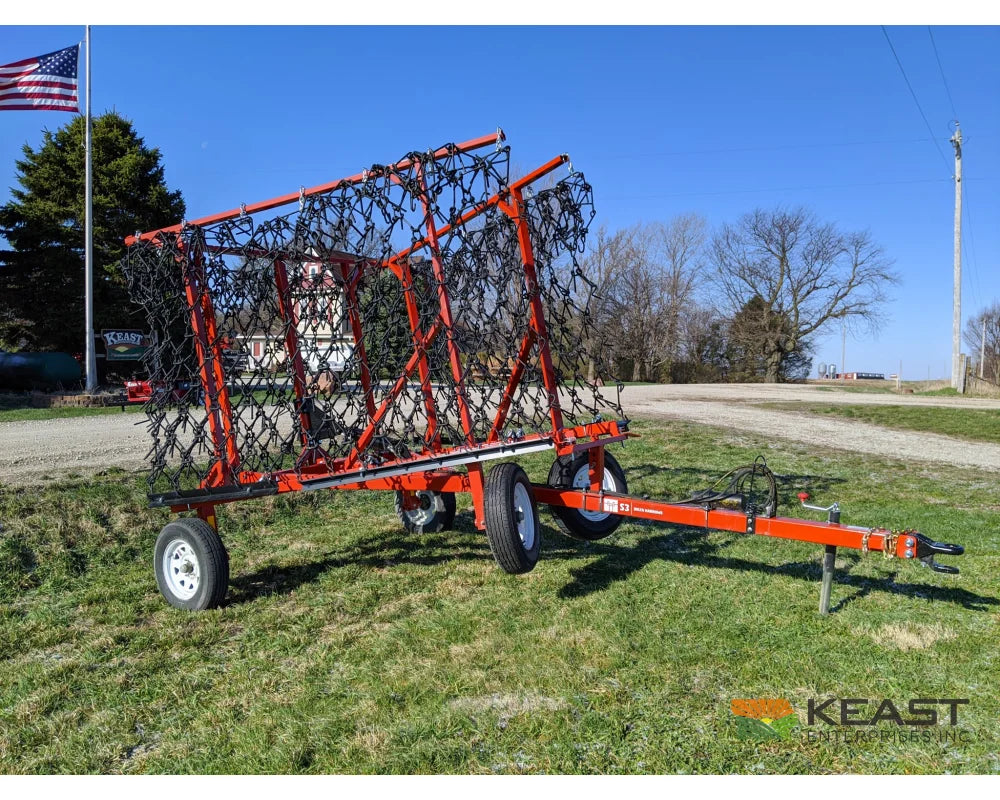 Delta Harrows 42’ Field Harrow Hydraulic Lift Hydraulic Fold Combo 1/2’’ & 5/8’’ Tines Harrows