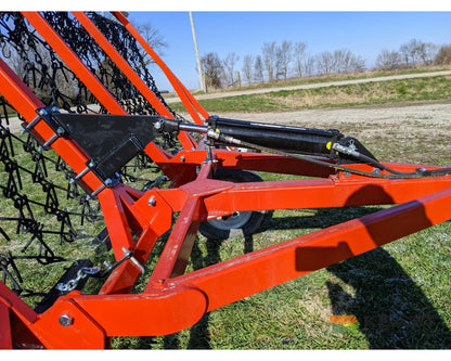 Delta Harrows 42’ Field Harrow Hydraulic Lift Hydraulic Fold Combo 1/2’’ & 5/8’’ Tines Harrows
