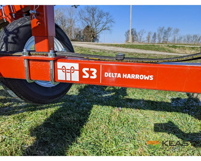 Delta Harrows 42’ Field Harrow Hydraulic Lift Hydraulic Fold Combo 1/2’’ & 5/8’’ Tines Harrows