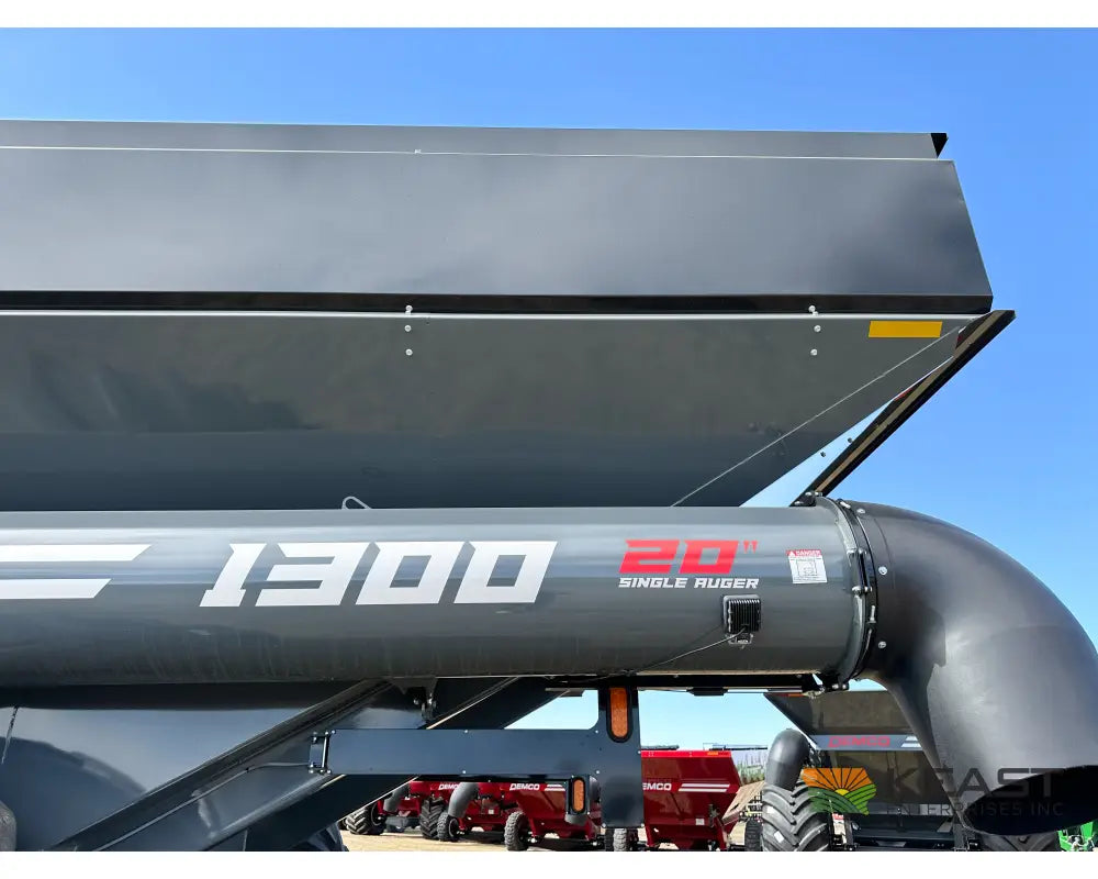 Demco 1300 Grain Cart 1,300 Bushel Capacity Scales Roll Tarp 1250 Tires Grain Carts