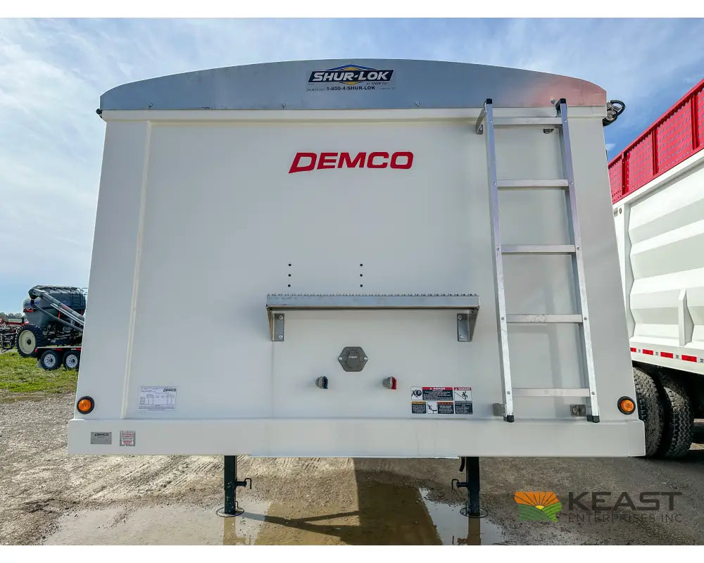 Demco 24’ Hopper Bottom Grain Trailer - 740 Bushel Heaped Capacity Roll Tarp Grain Trailers