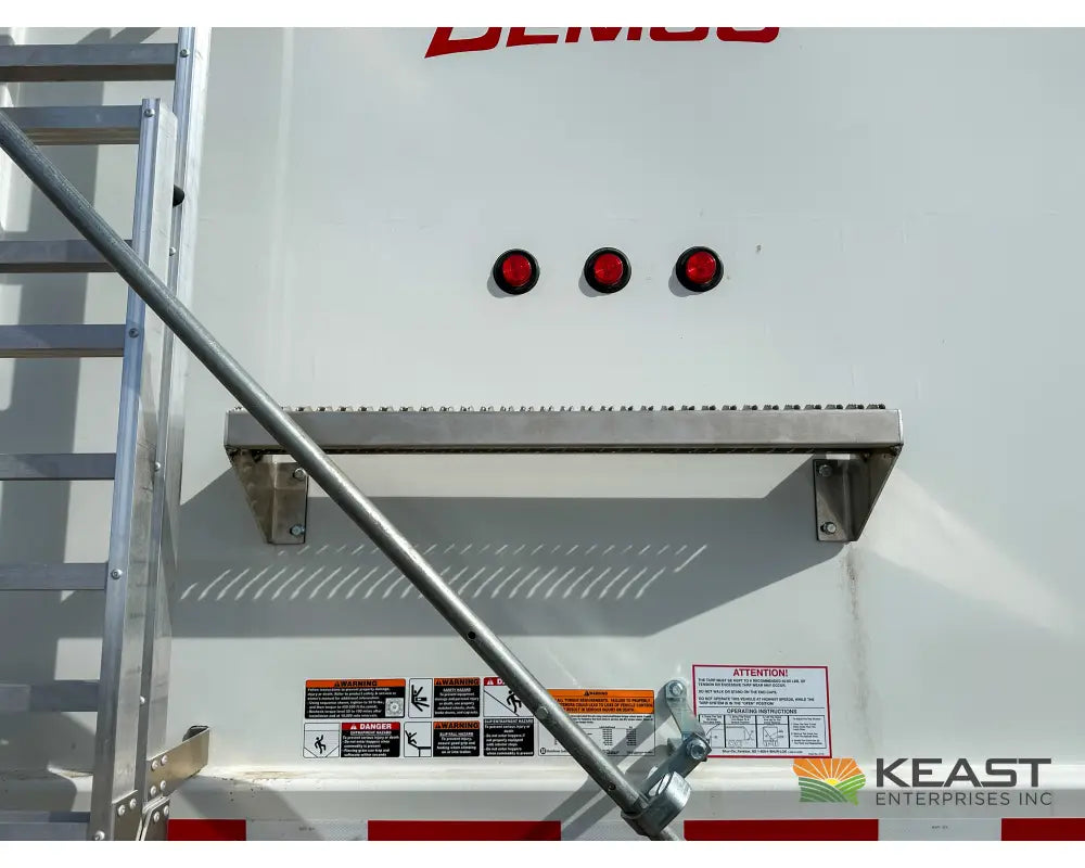 Demco 24’ Hopper Bottom Grain Trailer - 740 Bushel Heaped Capacity Roll Tarp Grain Trailers