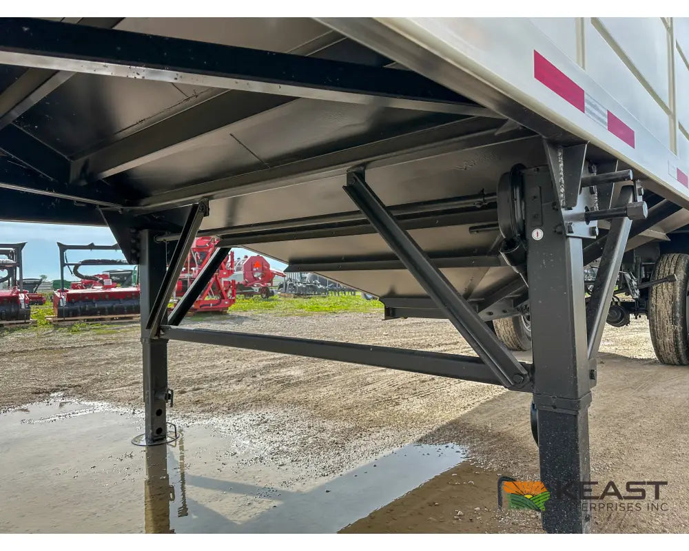 Demco 24’ Hopper Bottom Grain Trailer - 740 Bushel Heaped Capacity Roll Tarp Grain Trailers