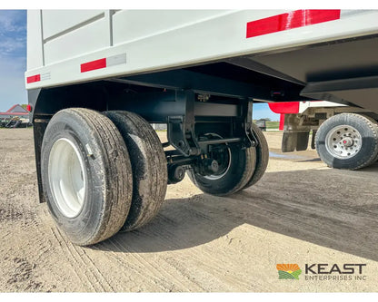 Demco 24’ Hopper Bottom Grain Trailer - 740 Bushel Heaped Capacity Roll Tarp Grain Trailers