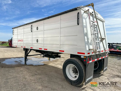 Demco 24’ Hopper Bottom Grain Trailer - 740 Bushel Heaped Capacity Roll Tarp Grain Trailers