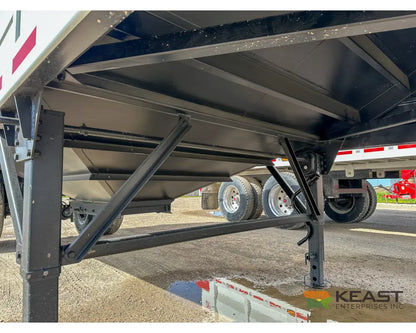 Demco 24’ Hopper Bottom Grain Trailer - 740 Bushel Heaped Capacity Roll Tarp Grain Trailers
