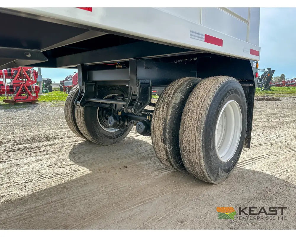 Demco 24’ Hopper Bottom Grain Trailer - 740 Bushel Heaped Capacity Roll Tarp Grain Trailers